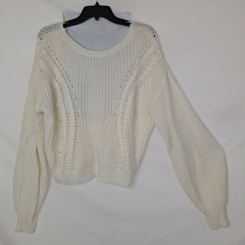 Cottagecore Fairycore Cropped Coquette Soft Girl No Boundaries XL Sweater